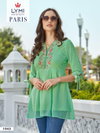 Paris By Rangoon Embroidery Western Wear Ladies Top Wholesale Shop In Surat